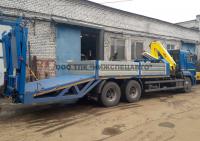 Автоэвакуатор КАМАЗ 65117+ КАМАЗ 65117+КМУ HYVA HB100 + захват+бортовое полотно