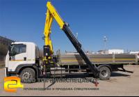 Бортовой автомобиль Isuzu FVR34UL с КМУ Hyva HB170E2 готов к передаче заказчику