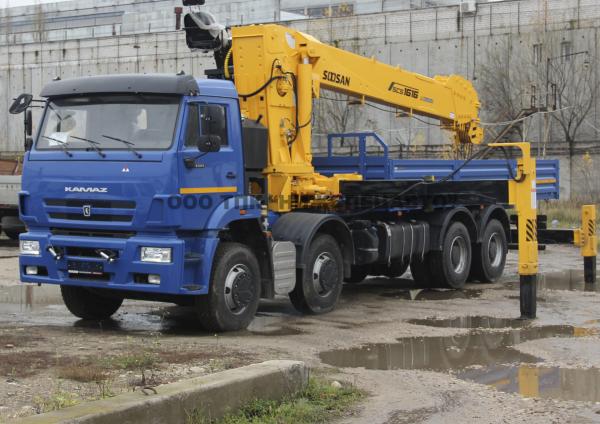 Манипулятор Камаз 65201 с КМУ Soosan 1616