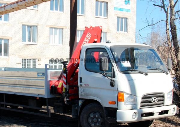 Манипулятор Hyundai с КМУ Fassi 65