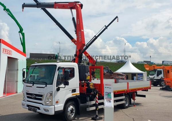 Манипулятор Hyundai Mighty с КМУ Fassi F95