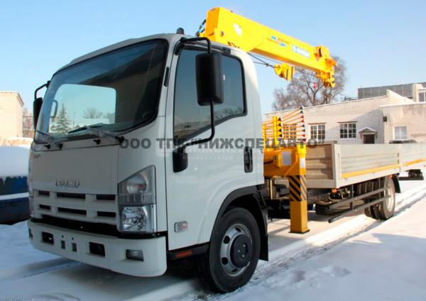 Манипулятор Isuzu NPR с КМУ Soosan 335