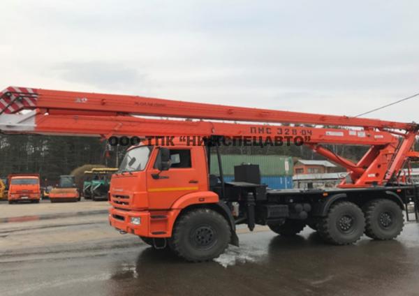 Автовышка Камаз 43118 28 м (коленчатая) 