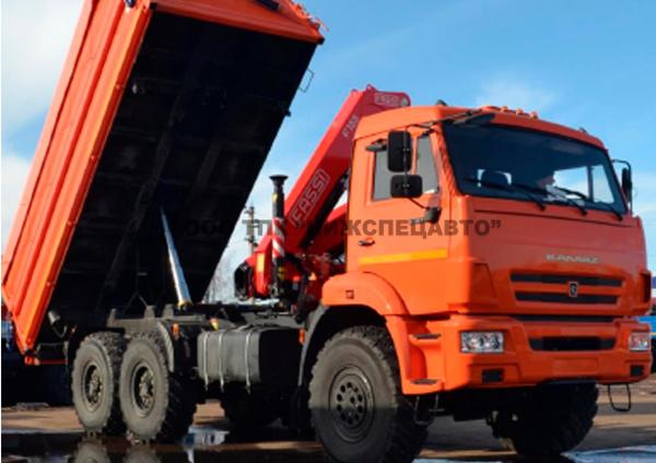 Манипулятор Камаз 43118 с КМУ Fassi 155