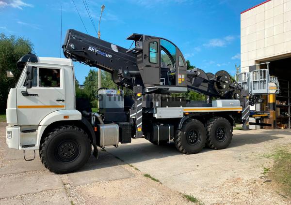 Автовышка Horyong 54 метров на шасси Камаз 43118