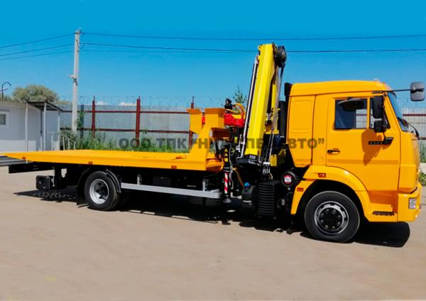 Эвакуатор КАМАЗ 4308 с КМУ HYVA 160/гп 6,5т