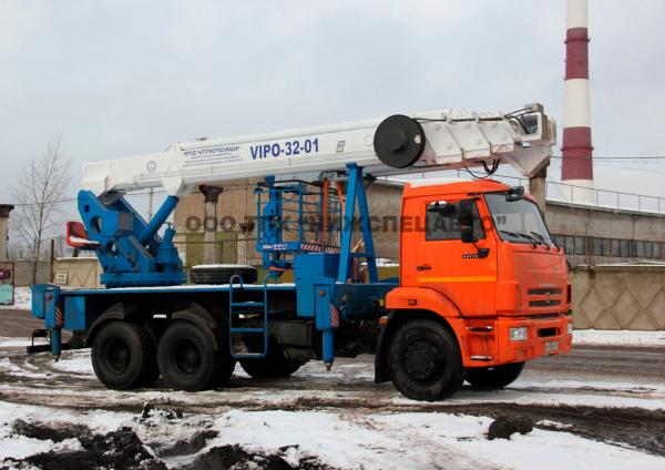 Автовышка ВИПО 32-01 на шасси Камаз 43118