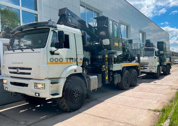 Автовышка Horyong 45 метров на шасси Камаз 43118 (полный привод)