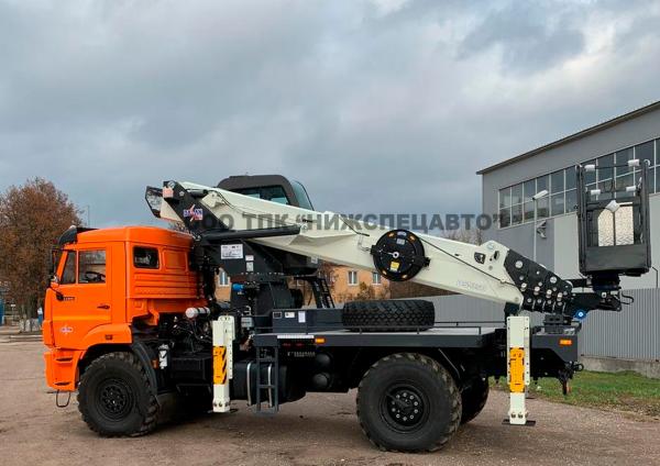 Автовышка Dasan 30 метров на шасси Камаз 43502 (4х4)