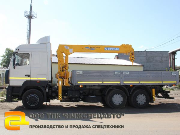 Манипулятор МАЗ 6303 с КМУ Soosan 736